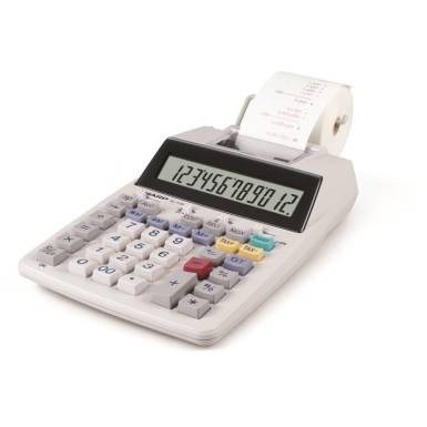 SHARP Számológép, szalagos, 12 számjegy, 2 színű nyomtató, SHARP "EL-1750V" SHARP Számológép, szalagos, 12 számjegy, 2 színű nyomtató, SHARP "EL-1750V"