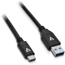 V7 - CABLES USB3.1A TO USB-C CABLE 1M BLACK V7U3.1AC-1M-BLK-1E