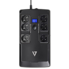 V7 - POWER 750VA DESKTOP UPS LCD 6 OUT     UPS1DT750-1E