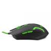 ESPERANZA FIGHTER USB MX205 gamer egér Fekete/Zöld EGM205G