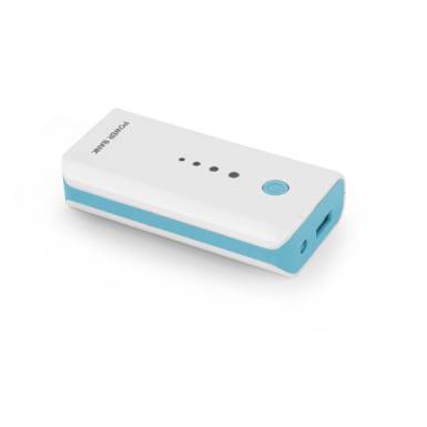 Esperanza ELECTRON power bank 5200mAh - fehér/kék EMP104WB Esperanza ELECTRON power bank 5200mAh - fehér/kék EMP104WB
