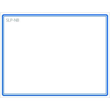 SEIKO INSTRUMENTS - CONSUMABLES SLP-NB BLUE FRAME LABEL 54X70MM 42100618