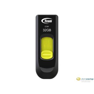 TeamGroup pendrive C141 32GB USB 2.0, yellow TeamGroup pendrive C141 32GB USB 2.0, yellow