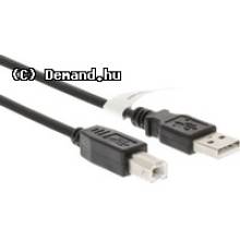 USB 2.0 kábel A típusú apa - B típusú apa, 2 m, fekete VLCT60100B20 USB 2.0 kábel A típusú apa - B típusú apa, 2 m, fekete VLCT60100B20