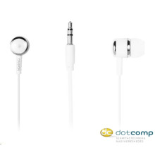 CANYON Stereo earphones with microphone, White CNE-CEPM01W