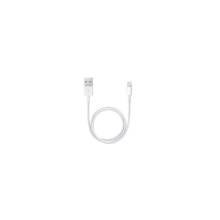 BH Adatk&aacute;bel - iPhone (USB-lightning, gy&aacute;ri kivitel, feh&eacute;r, OEM csomagol&aacute;s)