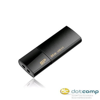 Pen Drive 64GB Silicon Power Blaze B05 fekete USB 3.0 /SP064GBUF3B05V1K/