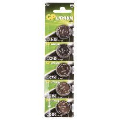 Lithium button battery GP Batteries CR2450-U5 3.0V   blister 5 pcs 4891199063954 - CR24