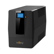 NJOY UPS + AVR Horus Plus 600, 600VA, 360W, Line-Interactive, Szünetmentes tápegység, LCD Touch display PWUP-LI060H1-AZ01B