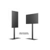 Multibrackets padló állvány 180 Floorbase Single Black LCD/PLAZMA/LED konzol, 24-63", Fekete színű 7350073732425