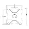 LogiLink TV wall mount, fix, 23-42", max. 25 kg BP0004