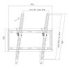 LogiLink TV wall mount, tilt -14°/0°, 32–55", max. 35 kg BP0012