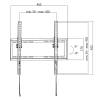 LogiLink TV wall mount, tilt -8&deg;/0&deg;, 32&ndash;55", max. 35 kg BP0010