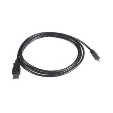 OEM USB A &lt,-&gt,  USB micro B M/M adatkábel 1m fekete