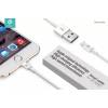 Devia Apple iPhone 5/5S/5C/SE/iPad 4/iPad Mini USB t&ouml;ltő- &eacute;s adatk&aacute;bel 1 m-es vezet&eacute;kkel - Devia Smart Cable Lightning - white ST986650