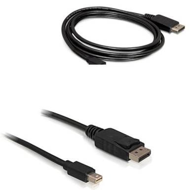 Delock Displayport mini &lt,-&gt,&nbsp; Displayport M/M video jelk&aacute;bel 1m
