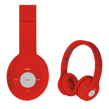 FREESTYLE Füllhallgató Rádiós Bluetooth és mikrofon FH915 sorozat - piros FH0915R