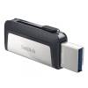 Sandisk 64GB USB3.0/Type-C Dual Drive Fekete-Ezüst (173338) Flash Drive 173338