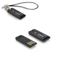 Delock USB 2.0 Micro SDHC kártyaolvasó fekete