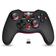 Spirit of Gamer Gamepad Vezeték Nélküli - XGP WIRELESS Red (USB, Vibration, PC és PS3 kompatibilis,