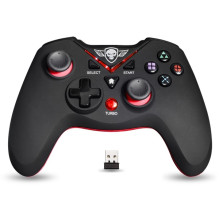 Spirit of Gamer Gamepad Vezeték Nélküli - XGP WIRELESS Red (USB, Vibration, PC és PS3 kompatibilis,