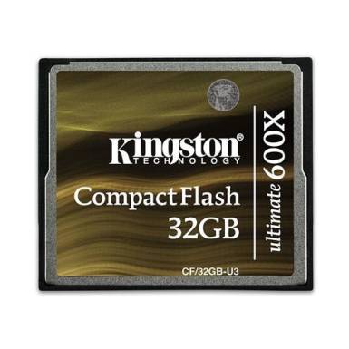 Kingston 32GB CF Ultimate Compact Flash 600x memóriakártya Kingston 32GB CF Ultimate Compact Flash 600x memóriakártya
