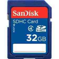 SANDISK 32GB SDHC Standard Class4