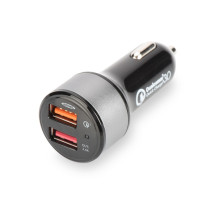 Car Charger Qualcomm Quick Charge™ 3.0, 2xUSB (3A/2,4A) 84103
