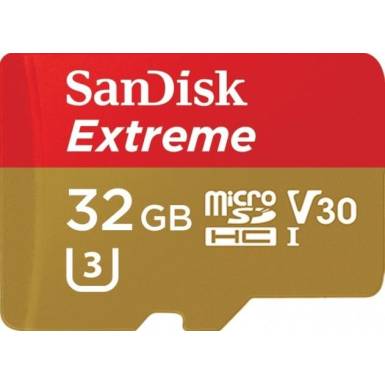 SanDisk microSDHC V30 A1 32GB Extreme 100MB SDSQXAF-032G-GN6MA SDSQXAF-032G-GN6MA SanDisk microSDHC V30 A1 32GB Extreme 100MB SDSQXAF-032G-GN6MA SDSQXAF-032G-GN6MA
