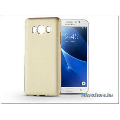 Haffner Samsung J510F Galaxy J5 (2016) szilikon hátlap - Jelly Flash Mat - gold PT-3898