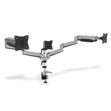 Clamb Mount for Monitors with Gas Spring, 3xLCD,27'',adjustable and rotated 360&deg; DA-90363