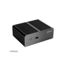 Számítógépház Akasa Newton T UCFF NUC OEM Fekete A-NUC10-M1B Számítógépház Akasa Newton T UCFF NUC OEM Fekete A-NUC10-M1B