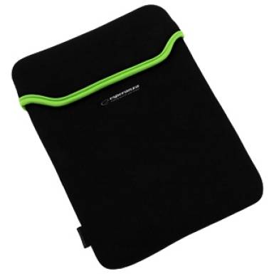 ESPERANZA Esetekben Tabletta 9,7'' 4:3 ET172G   Fekete / Z&ouml;ld   Neopren 3mm ET172G - 59012999031