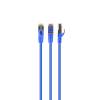 Gembird FTP LSZH kat.6A RJ45 patch kábel, 0.5m, blue PP6A-LSZHCU-B-0.5M