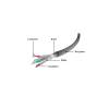 Gembird FTP LSZH kat.6A RJ45 patch kábel, 0.5m, szürke PP6A-LSZHCU-0.5M