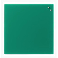 NAGA Magnetic glass board 45x45 cm emerald 10751