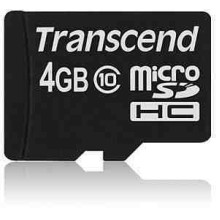 TRANSCEND 4GB microSDHC Card Class 10