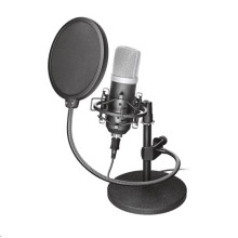 Trust Mikrofon - Emita Studio (Professzionális, Studió design, Zaj szűrő előtét, USB, 180cm kábel, á 21753