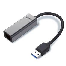 i-tec USB 3.0 Metal Gigabit Ethernet Adapter 1x USB 3.0 to RJ-45 LED U3METALGLAN
