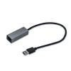 i-tec USB 3.0 Metal Gigabit Ethernet Adapter 1x USB 3.0 to RJ-45 LED U3METALGLAN