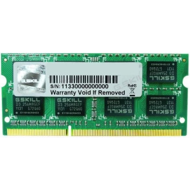 G.Skill DDR3L 4GB 1600MHz CL11 SO-DIMM 1.35V F3-1600C11S-4GSL