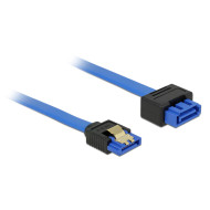 Delock Extension cable SATA 6 Gb/s receptacle straight  SATA straight 20cm blue 84971