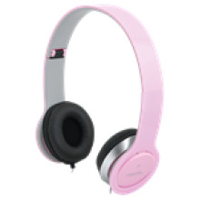LogiLink "Smile" Sztereó fejhallgató, pink HS0032