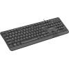 Natec Keyboard TROUT SLIM, USB, US layout, black NKL-0967