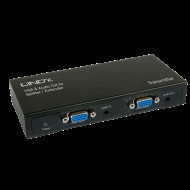 LINDY VGA Splitter 4 portos + Audio, Cat5 Extender 300m