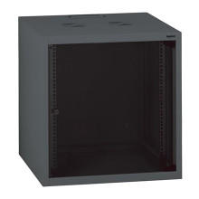 Legrand fali rackszekrény 19" 15U, 758x600x600, antracit, egyrekeszes, üvegajtós, max. 45kg