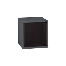 Legrand fali rackszekrény 19" 6U, 362x600x400, antracit, egyrekeszes, üvegajtós, max.18kg