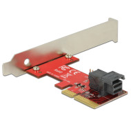 Delock PCI Express x4-kártya  1 x belso SFF-8643 NVMe – alacsony profilú formatényezo 89535