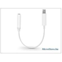Haffner Lightning adapter 3,5 mm jack füllhallgatóhoz - fehér PT-4055 Haffner Lightning adapter 3,5 mm jack füllhallgatóhoz - fehér PT-4055