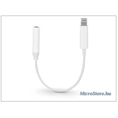Haffner Lightning adapter 3,5 mm jack füllhallgatóhoz - fehér PT-4055 Haffner Lightning adapter 3,5 mm jack füllhallgatóhoz - fehér PT-4055